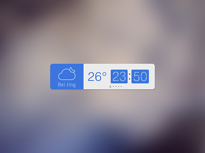 Weather And Clock Widget