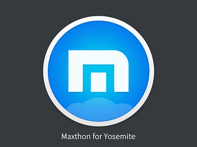 Maxthon For Yosemite 10 blue cloud m maxthon yosemite