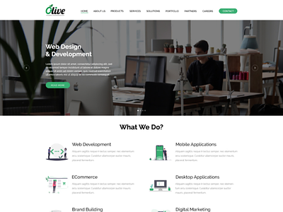Olive Website UI