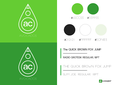 Avocados - Logo Design ai branding flat icon illustration logo minimal ps typography vector