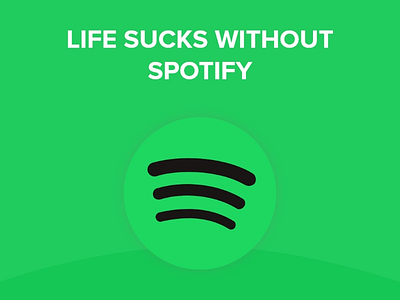 Happiness is Spotify branding spotify ux