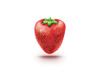 strawberry berry design icon photoshop ps