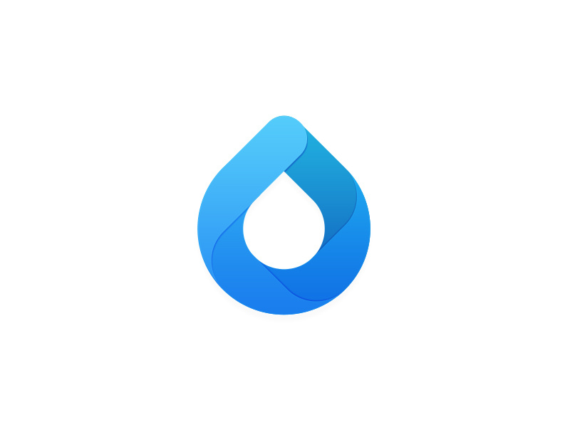 Drop logo-mark by Gustav Ågren on Dribbble