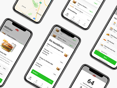 Max express order app burger design ios menu order