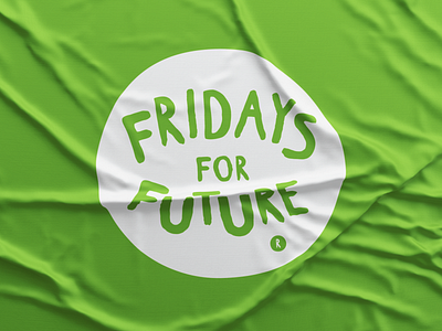 Fridays For Future advertising branding design print