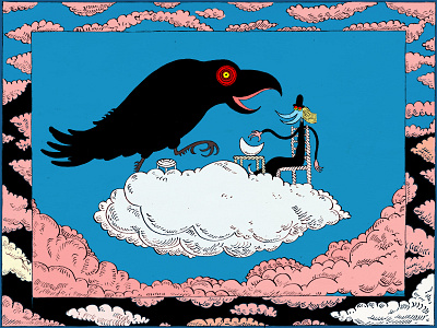 Sunday Morning. (Part1/4) clouds comics first shot illustration mr good guy raven