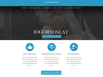 Adojogasz website redesign
