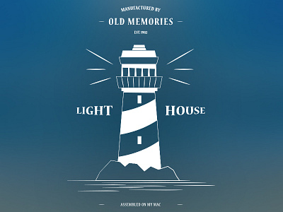 Lighthouse (white) illustrator lighthouse vector vectordraw