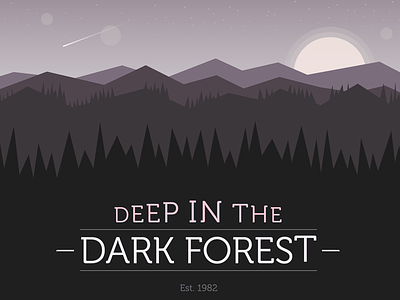Deep In The Dark Forest