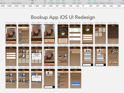 Bookup App iOS UI Redesign - Screen Flow app book digital flow ios mobile sketch tech ui uidesign user interface uxdesign