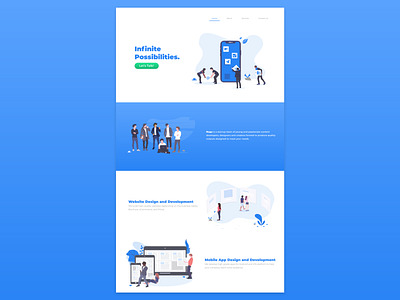 Nugu Landing Page design illustration landing landing page startup startup branding ui ux web design