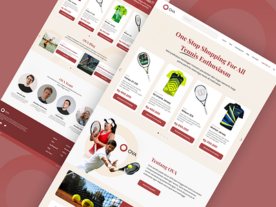 OVA Landing Page Exploration branding clean design desktop web design graphic design landing page layout marketplace website minimal ui ui design uiux user interface user interface design ux ux design vintage ui design web web design website