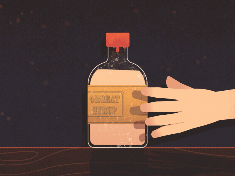 Cocktails: Orgeat Syrup Animation