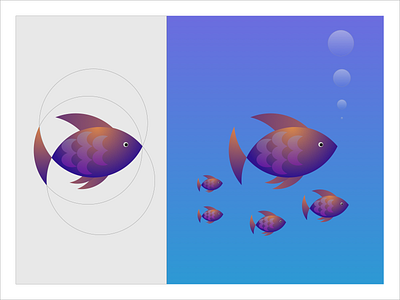 fishy 3200 android app branding creative design icon illustration illustrator logo uiux ux