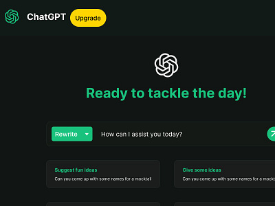 ChatGpt -Redesign ai chatgpt uiux uidesign webapp
