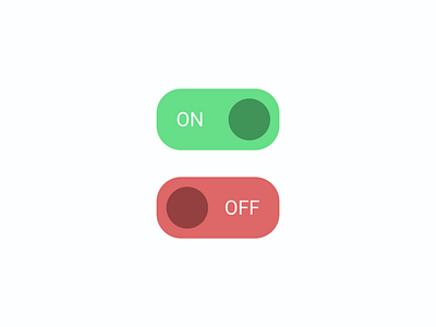 Daily UI #015 - On/Off Switch button daily ui daily ui 015 dailyui onoff switch ui ui design