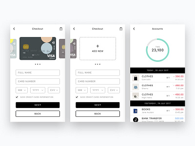 Daily UI #002 - Credit Card Checkout