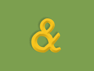 Borrowed Some Gold ampersand kitsch type design typography