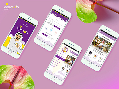 Wenah Mobile App UI mobile app mobile app design mobile ui ui ux uidesign uiux web design