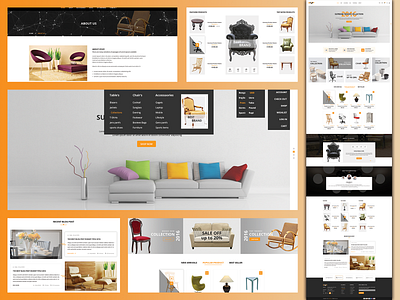 Stuff Furniture Ecommerce Website branding design graphic design ui ux