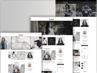 Minimal Personal Blog design graphic design ui ux visual design website