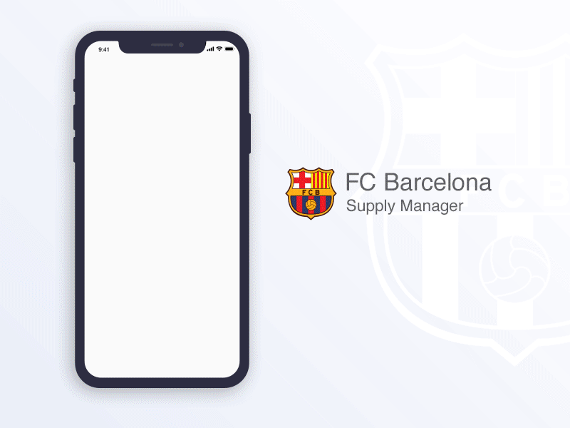 Barcelona Supply Manager - First Dribbble Shot