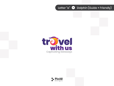 Logo design for a firm called "Travel With Us"