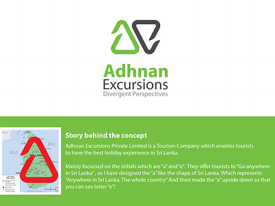 Logo Design for "Adhnan Excursions Private Limited" - Colombo