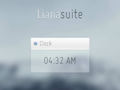 Liana Suite \ Clock