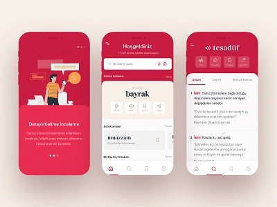 T.D.K Redesign App dictionary figma figmadesign glossary ios app minimal mobile app mobile design product design redesign uidesign uxdesign word