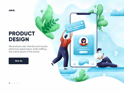 Product design illustration