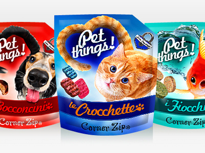 Pet Things! PET FOOD design packaging