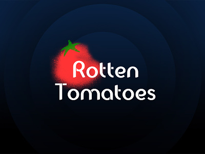 Rotten Tomatoes Logo Concept. branding logo logo design