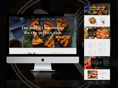 Foodies food interaction design uiux web design
