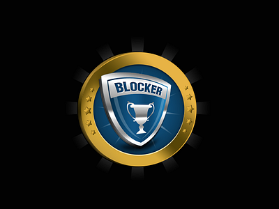 Medal achievement badge blocker badge burst circle cup game gold golden icon medal metal shield stars winning