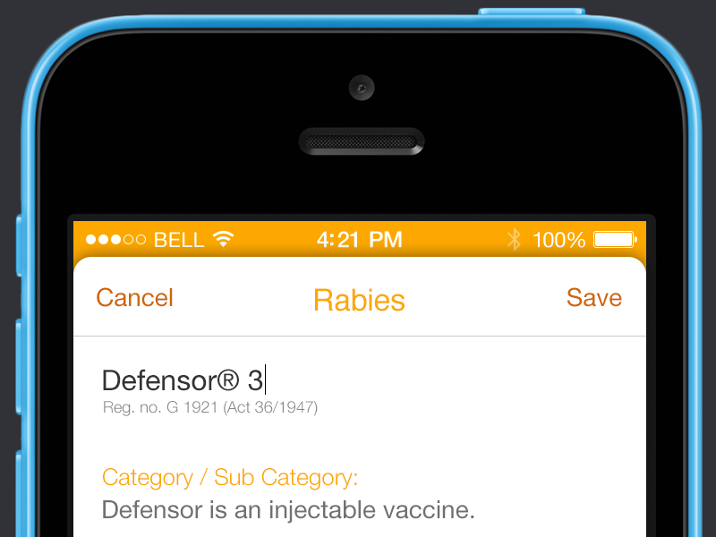 defensor rabies tag