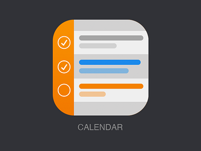 Calendar Icon appicon calendar checkmark complete details iphone meeting schedule tasks