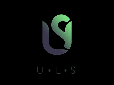 U+L+S Logo art combination design limo logo logo design service unified