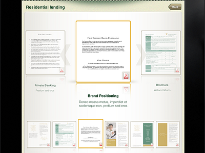 iPad Pro - PDF Viewer apple bank brochure view documents ipad ipad pro pages pdf read reader reading viewer