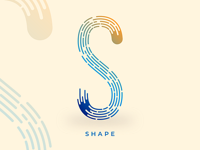 S Shape Logo custombrush design gradiant icons illustrator logo shape