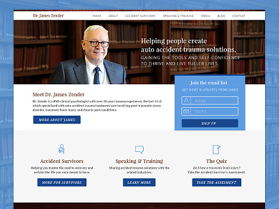 Psychologist Homepage homepage responsive web design rwd small business web design