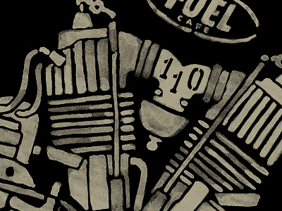 FUEL CAFE 110th Anniversary Shirt - Detail
