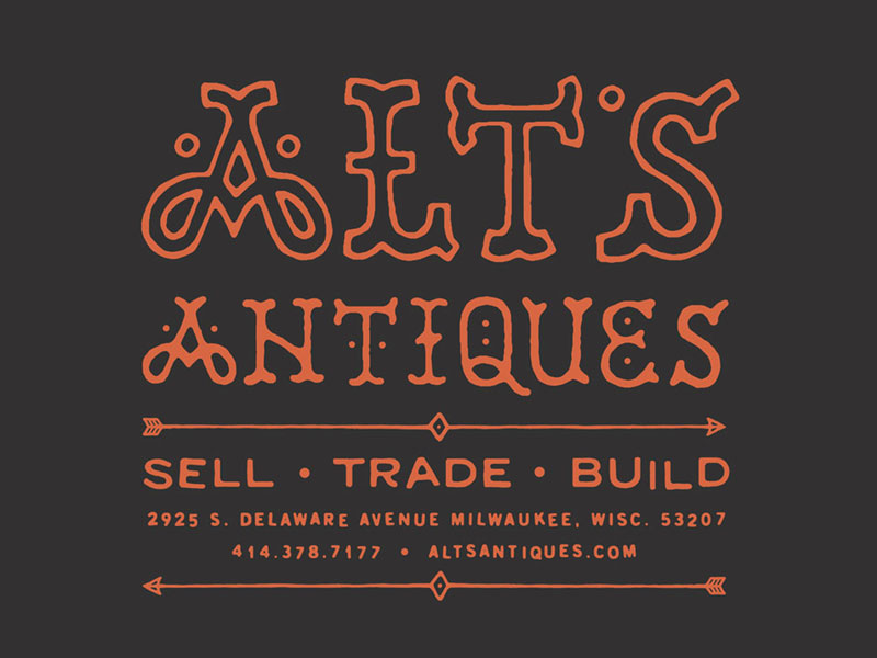 Alt's Antiques - Utility Pocket T-Shirt Back by Brett Stenson on Dribbble