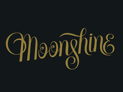 Moonshine Branding branding fashion lettering mobile moonshine script swash vintage women