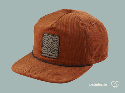 Patagonia X Jolby & Friends Hat apparel design drawn graphic hat illustration jolby logo patagonia