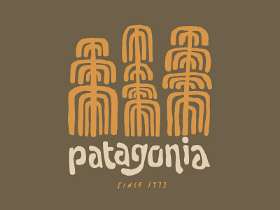 Patagonia X Jolby & Friends T-Shirt Design apparel design drawn graphic illustration jolby logo patagonia shirt