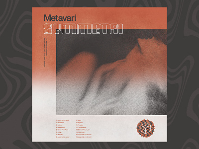 M E T A V A R I "Symmetri" Album Release album cover design lettering metavari nate photography type typography utesch