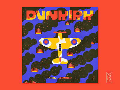 10x17 – #6 Hans Zimmer - “Dunkirk” 10x17 album artwork design illustration lettering type