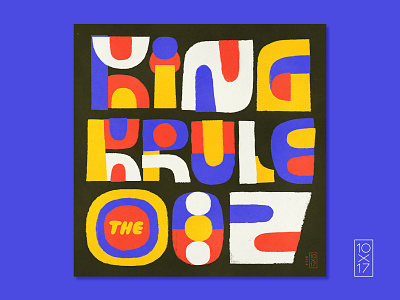 10x17 – #5 King Krule - “The Ooz” 10x17 album artwork design illustration lettering type