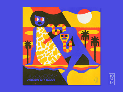 10x17 – #1 NxxxxxS - “Remember Last Summer” 10x17 album artwork design illustration lettering type